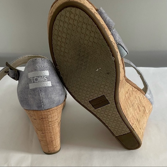 Clarissa slate blue wedge heel - Picture 15 of 15